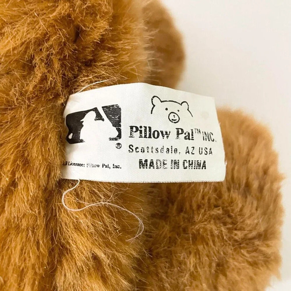 Vintage MLB Toronto Blue  Jays Pillow Pal Plush Bear Reversible Baseball - Picture 10 of 16